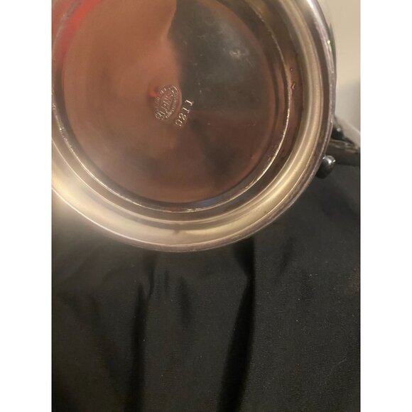 Vintage Poole Silver Co. EPNS Water Pitcher Ice Lip Baluster Ewer Victorian Revi - Picture 4 of 8